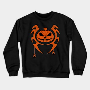 Halloween Pumpkin Spider Crewneck Sweatshirt